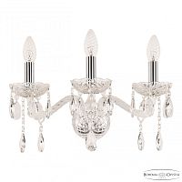 Бра хрустальные 107B/3/165 Ni Bohemia Ivele Crystal (Богемия Ивеле Кристалл)