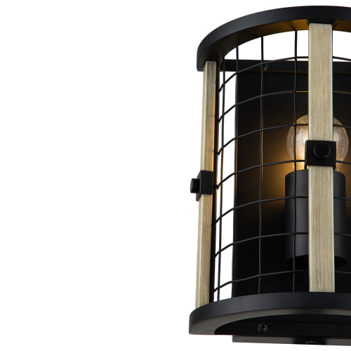 Настенный светильник 10014/1W Black фото 3