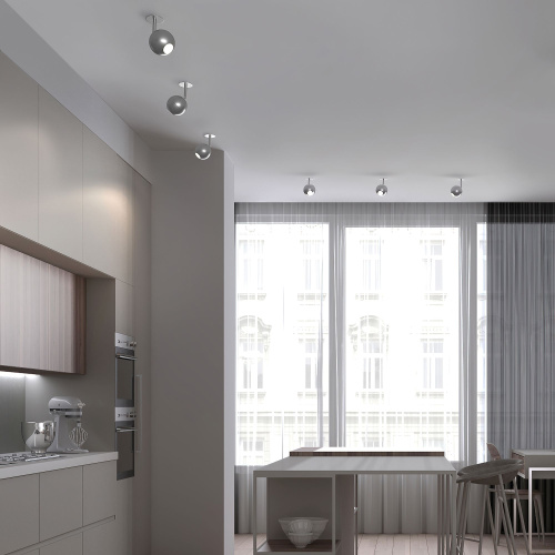 Встраиваемый точечный светодиодный светильник 9926 LED 12W 4200K серебро фото 2