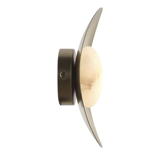 SL6229.211.01 Светильник настенный ST-Luce Золотистый/Алебастр LED 1*7W 3000K PEARL фото 3