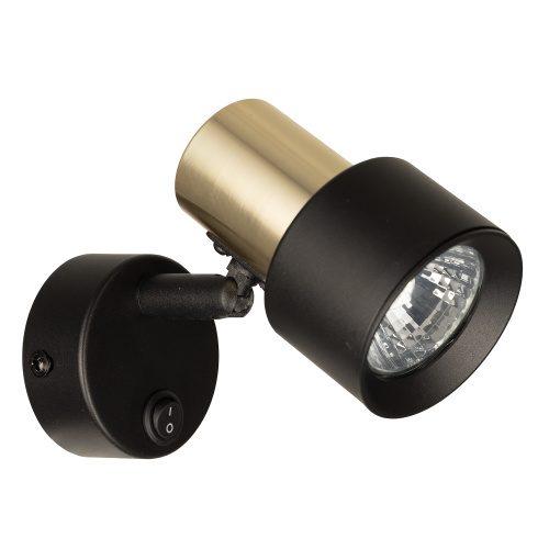 Citilux SAT CL505611 Спот поворотный с выключателем Чёрный+Золото фото 6 Citilux SAT CL505611 Спот поворотный с выключателем Чёрный+Золото фото 6