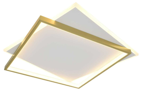 Светильник потолочный светодиодный ЭРА Модерн с ДУ Lima CLL-1-82-RC WH +GD Б0069755 фото 2