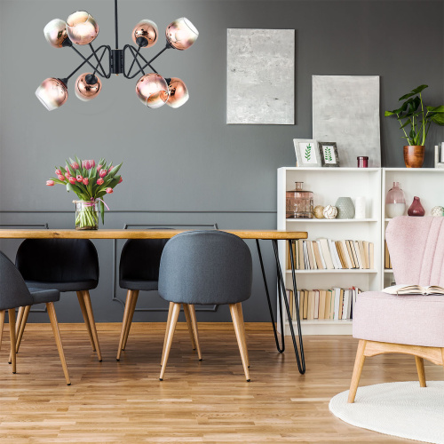 Светильник на штанге Escada 1136/8P E27*60W Black фото 2 Светильник на штанге Escada 1136/8P E27*60W Black фото 2