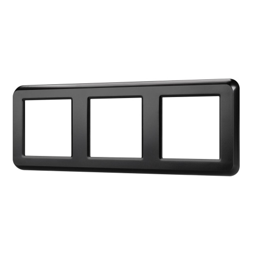 Рамка пластиковая FRM-VERSA-PL-3-BK Arlight 043784 Рамка пластиковая FRM-VERSA-PL-3-BK Arlight 043784