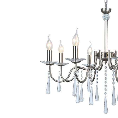 Подвесной светильник 140027/8P E14*40W Satin nickel фото 3 Подвесной светильник 140027/8P E14*40W Satin nickel фото 3
