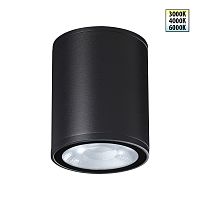359535 STREET NT25 698  черный Светильник ландшафтный с переключ. цветовой температуры IP65 LED 10W 100-240V 3000К\4000К\6000К TUMBLER