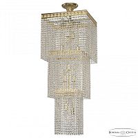 Люстра каскад хрустальная 83302/40IV-100 G Bohemia Ivele Crystal (Богемия Ивеле Кристалл)