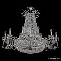 Люстра груша хрустальная 2228H201/12/123IV/Y1 Ni Bohemia Ivele Crystal (Богемия Ивеле Кристалл)