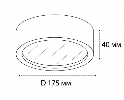 M04-525-175 black 4000K светильник потолочный фото 2