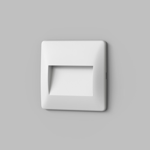 Светильник встраиваемый в стену HELM, IP65, LED 3000K, 2.5 Вт, белый, пластик фото 4