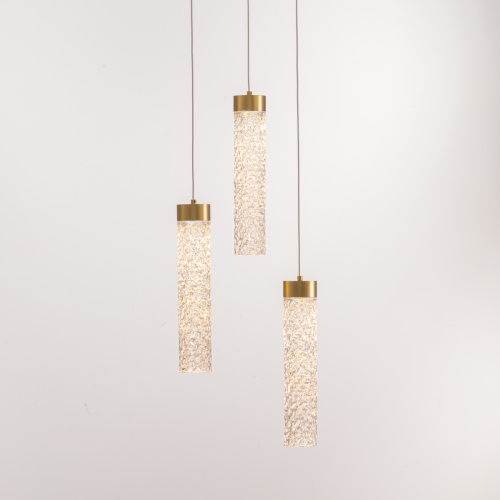 Подвесной светильник MD24030028-3A brass/clear фото 2