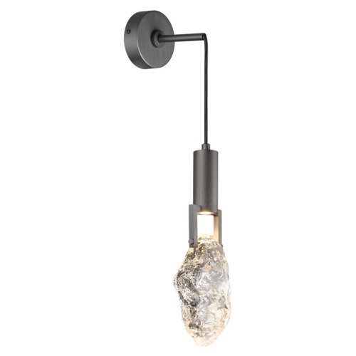 6695/5WL MIDCENT ODL24 239 Настенный светильник брашир. черный/металл/стекло IP20 LED 5W 200Лм 3000K LIA фото 3 6695/5WL MIDCENT ODL24 239 Настенный светильник брашир. черный/металл/стекло IP20 LED 5W 200Лм 3000K LIA фото 3