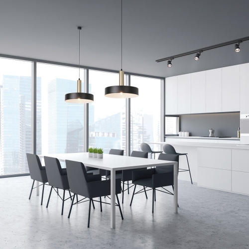 Подвесной светильник Escada 1110/1S E27*60W Black фото 2