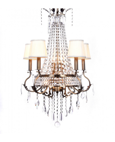 Хрустальная подвесная люстра Lumina Deco Belloto LDP 10581 MD Хрустальная подвесная люстра Lumina Deco Belloto LDP 10581 MD