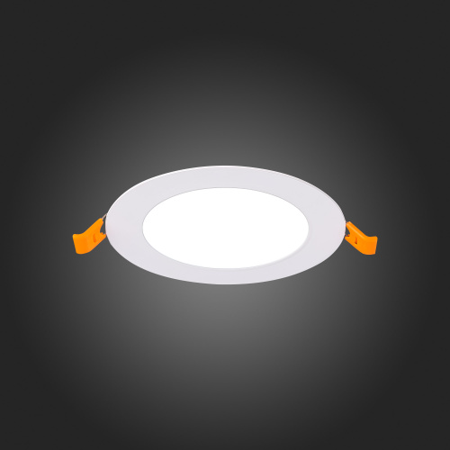 ST209.548.06 Св-к встр. Белый LED 1*6W 4000K 370Lm Ra80 110° IP20 D120xH8 90-265V Встраиваемые светильники фото 3