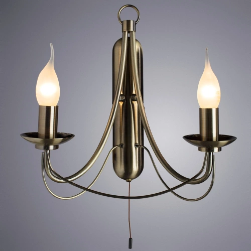 Бра Arte Lamp MAYPOLE A6300AP-2AB фото 2