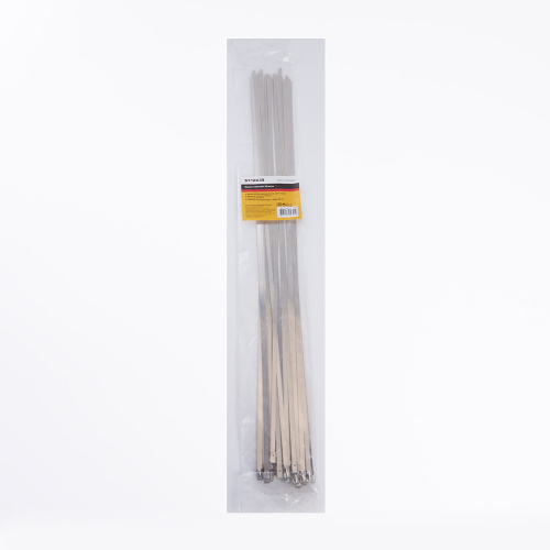 Хомут стальной STEKKER SSCT46-500 4,6х500мм, d пучка max 146мм, нагрузка 55кг, серый, упаковка 25 шт фото 3