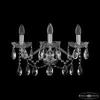 Бра хрустальные 1413B/3/200/XL Ni Bohemia Ivele Crystal (Богемия Ивеле Кристалл)