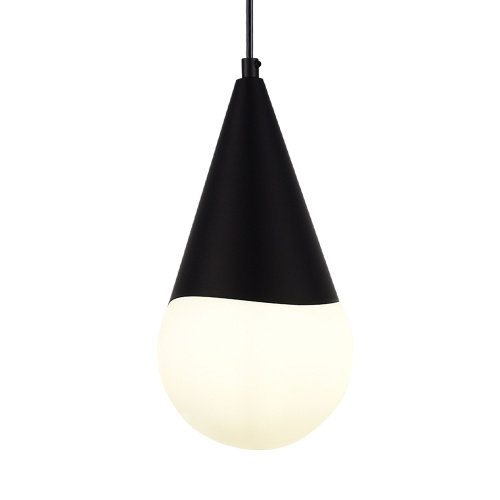 SLE1197-403-01 Светильник подвесной Черный/Белый E27 1*40W FIORI фото 3