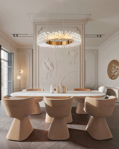 Люстра Cloyd LEPTONE C1 / Ø85 см - латунь (арт.11529) Люстра Cloyd LEPTONE C1 / Ø85 см - латунь (арт.11529)