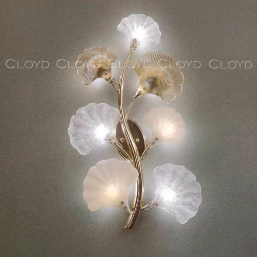 Бра Cloyd POLYNESIA W7 / выс. 77 см - стекло, керамика - золото (арт.20112) фото 2 Бра Cloyd POLYNESIA W7 / выс. 77 см - стекло, керамика - золото (арт.20112) фото 2