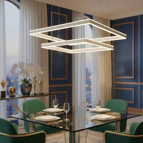 Citilux Дуэт CL719K210 LED Люстра подвесная с пультом Белая фото 14 Citilux Дуэт CL719K210 LED Люстра подвесная с пультом Белая фото 14