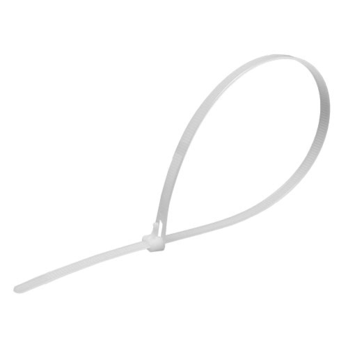 Хомут нейлоновый многоразовый STEKKER NYCT80-400 8x400 мм, белый, упаковка 100 шт фото 2