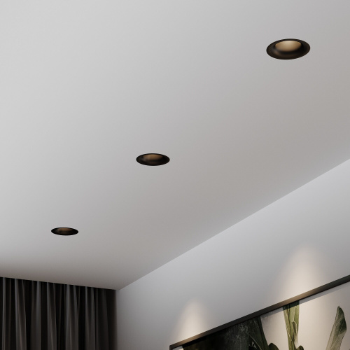 Светильник встраиваемый светодиодный Bliss 15W 4000K черный 25070/LED фото 3