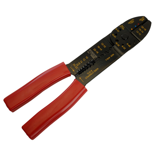 WSC-008 Пресс клещи многофункциональные: обрезка, обжим, снятие изоляции (от 0,75 до 6 мм2) фото 2