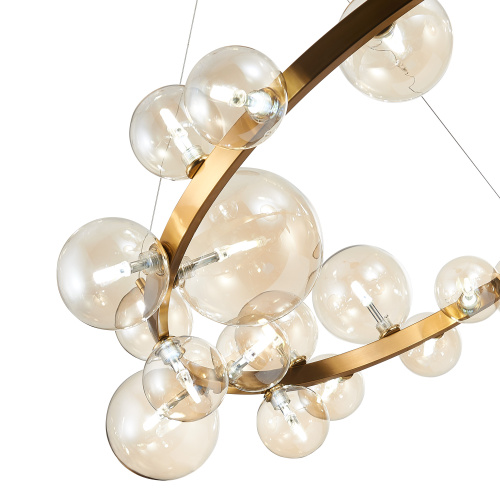 SL1165.303.24 Светильник подвесной ST-Luce Бронза/Коньячный G4 24*5W NECTON фото 2 SL1165.303.24 Светильник подвесной ST-Luce Бронза/Коньячный G4 24*5W NECTON фото 2