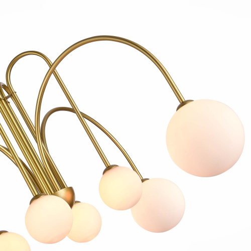 SL1204.202.08 Люстра потолочная ST-Luce Золотистый/Белый G9 8*5W JINETO фото 2