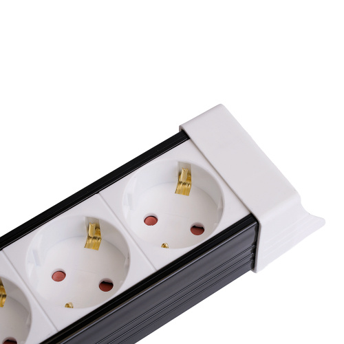 Сетевой фильтр 4-местный с/з STEKKER 3x1мм2, 5 м, 250В, 16А, серия Techno, HM22-41-05, белый фото 5