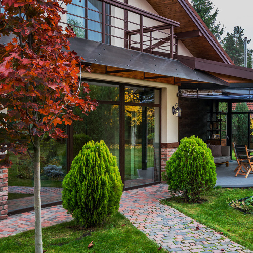 Уличный настенный светильник Outdoor O413WL-01BZ фото 2