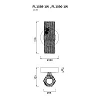 Бра Inverno Rose FL1090-1W