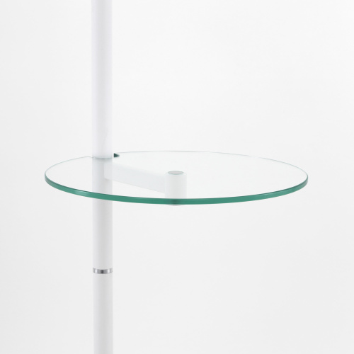 Citilux Батлер CL806010 Торшер со столиком Белый фото 6 Citilux Батлер CL806010 Торшер со столиком Белый фото 6