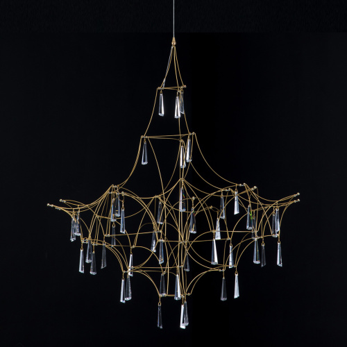 Люстра Lucciola 1E matt gold фото 2 Люстра Lucciola 1E matt gold фото 2