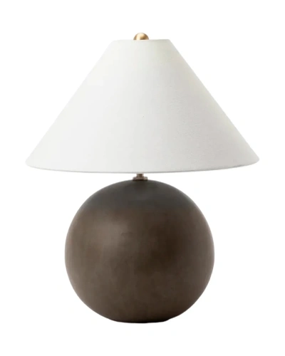 Настольная лампа "Тесс" с черным керамическим основанием