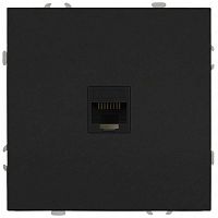 Розетка ЭРА Galaxy 15-3107-05 информационная RJ45 IP20 антрацит Б0070743