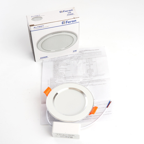 Светодиодный светильник Feron AL1527 встраиваемый 5W 4500K белый фото 8