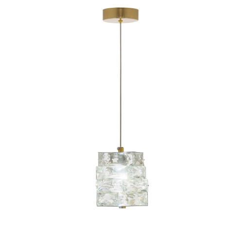 Подвесной светильник светодиодный хрустальный LDP 6035-12 GD фото 4 Подвесной светильник светодиодный хрустальный LDP 6035-12 GD фото 4