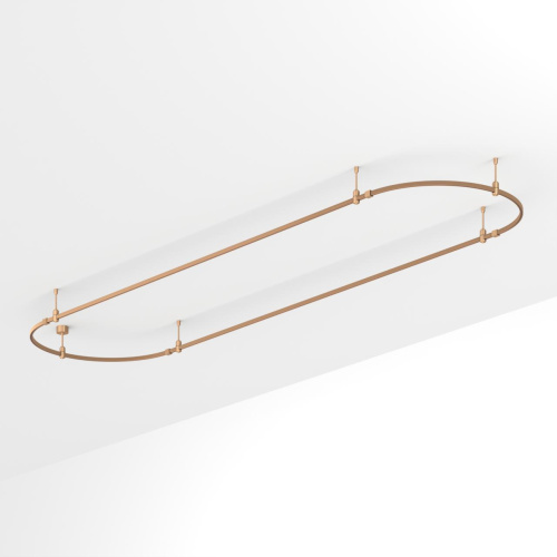 Основание ART-APRIORI-OVAL-ROD-200-4000x1000 (GD) Arlight 054527 Основание ART-APRIORI-OVAL-ROD-200-4000x1000 (GD) Arlight 054527