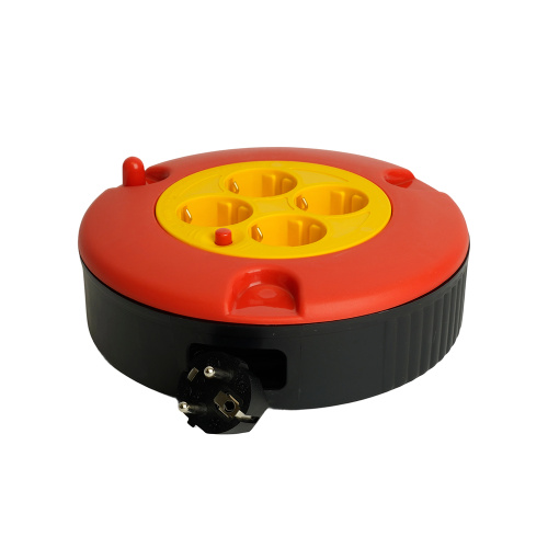 Удлинитель-рулетка STD06-40-30 Standart 4 розетки с/з ПВС 3*1, черный, 16А, IP20, 5м фото 2 Удлинитель-рулетка STD06-40-30 Standart 4 розетки с/з ПВС 3*1, черный, 16А, IP20, 5м фото 2