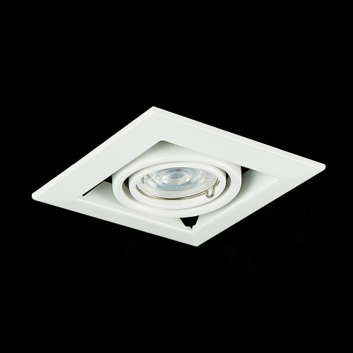 ST250.558.01 Св-к встр. Черный, Белый GU10 1*50W  IP20 L126xW126xH70 220V Без ламп Встраиваемые светильники фото 11