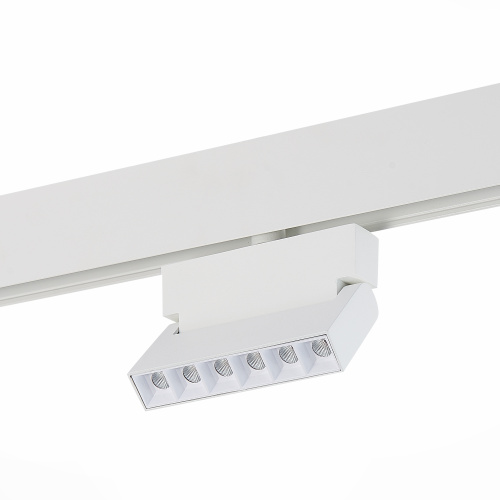 ST362.536.06 Магнитный трековый светильник белый LED 1*6W 3000K 532Lm Ra>80 36° IP20 L120xW22xH134 4 SKYLINE 48 фото 3