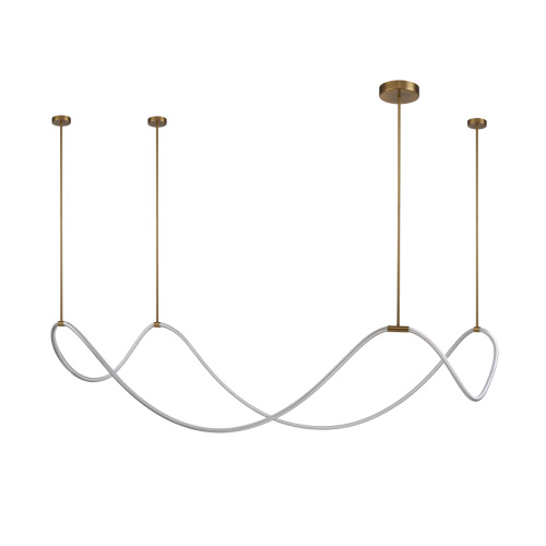 Подвесной светильник 10521P brass/white фото 2