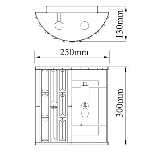 Бра MW-Light Монарх 121020102 фото 2