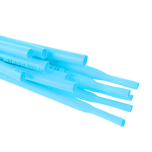 Термоусадочная трубка STEKKER 6,0/3,0 мм, длина 100 см., усадка 2:1, синий HST-630-100BL фото 7