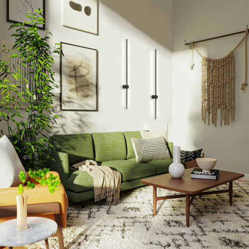 Настенный светильник Escada 10287/1 LED*18W Black фото 2