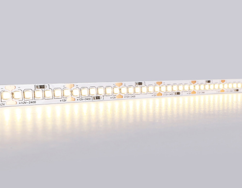 Светодиодная лента 12В 2835 240Led 19.2Вт/м 3000K IP20 5м фото 2 Светодиодная лента 12В 2835 240Led 19.2Вт/м 3000K IP20 5м фото 2