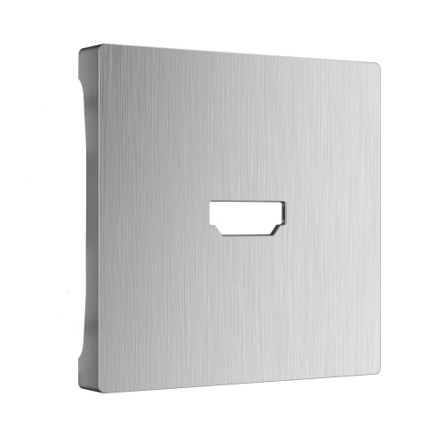 Накладка для розетки HDMI (серебряный рифленый) WL09-HDMI-CP Накладка для розетки HDMI (серебряный рифленый) WL09-HDMI-CP